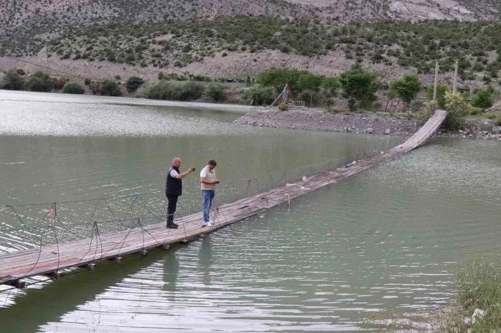 Tortum Gölü’nde su seviyesi dokuz metre yükseldi
