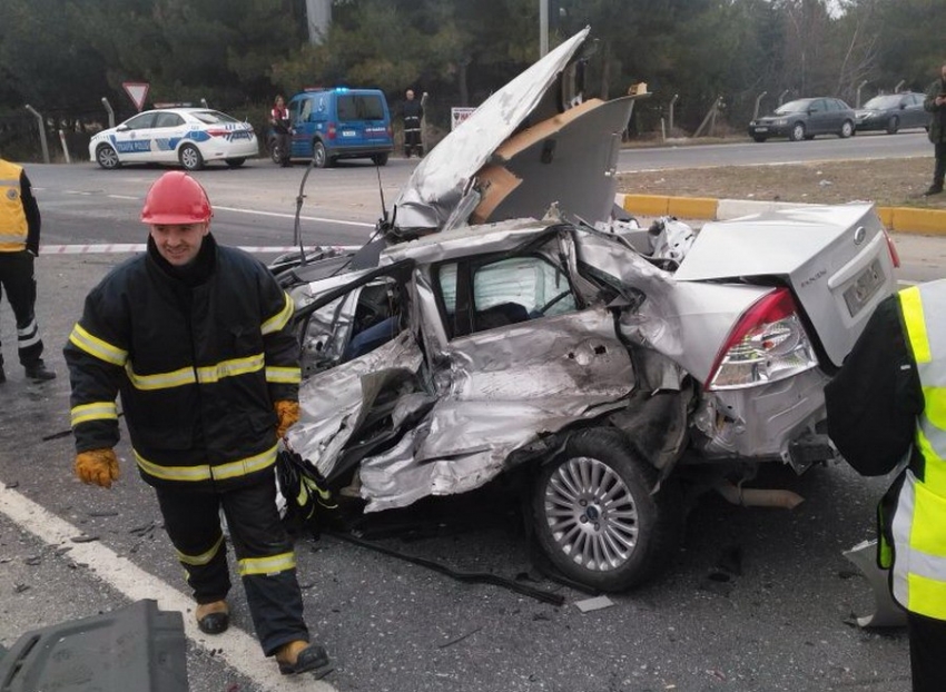 Uşak’ta trafik kazası: 1 ölü