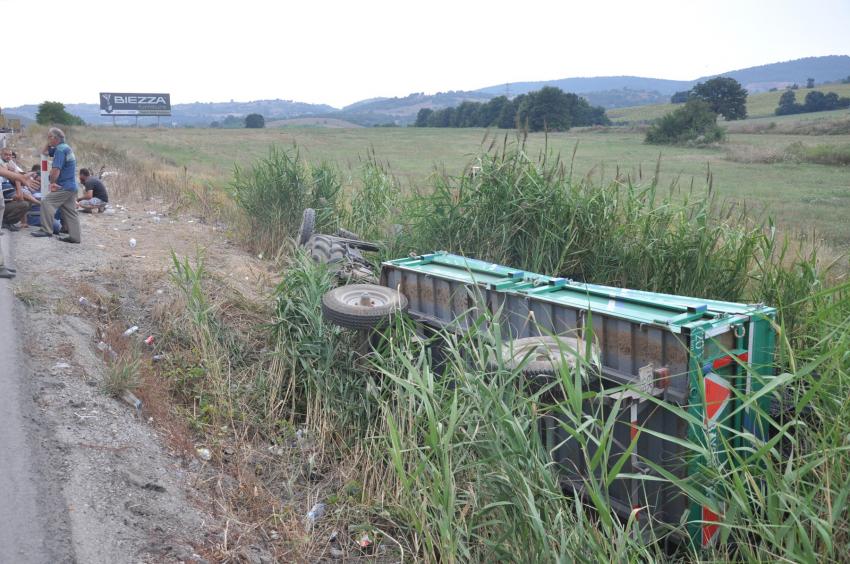 Bursa'da traktör kazası, 1 ölü