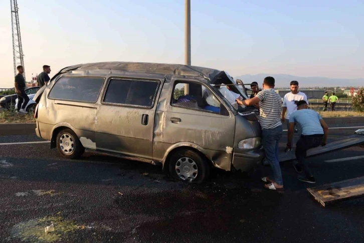 Turgutlu’da trafik kazası: 7 yaralı