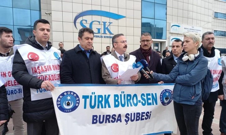  Türk Büro-Sen: ‘SGK'da 6 yıllık iş bir, iki ayda isteniyor!'