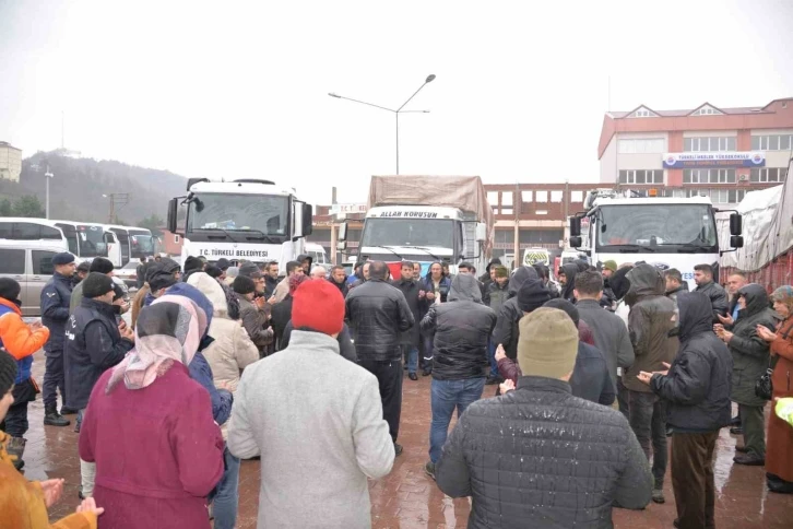 Türkeli’den 3'üncü yardım konvoyu yola çıktı