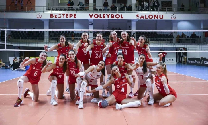 U20 Kadın Voleybol Milli Takımı, Avrupa Şampiyonası Elemelerine galibiyetle başladı