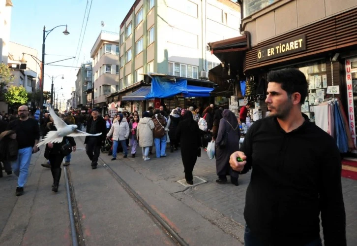 Bursalıların hayranlıkla izlediği muhabbet kuşu 