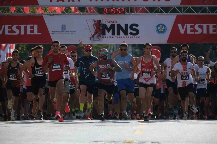 Uluslararası Vestel Manisa Yarı Maratonu heyecanı sona erdi
