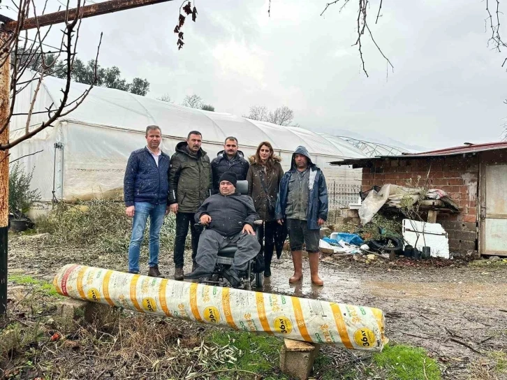 Üreticilere sera naylonu desteği devam ediyor
