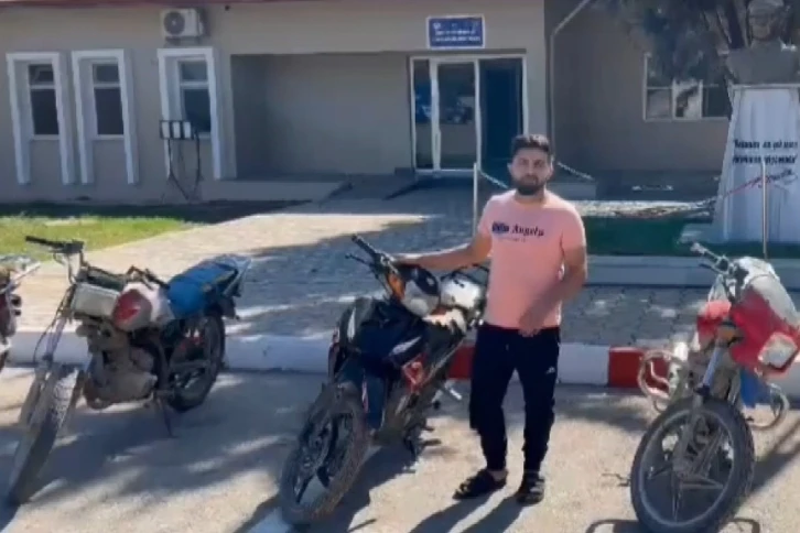 Vatandaştan, çalınan motosikletini bulan jandarmaya teşekkür
