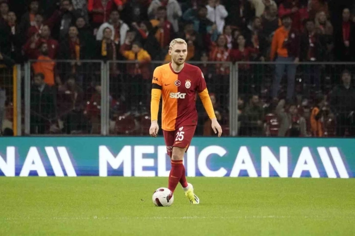 Victor Nelsson bu sezonki ilk gol sevincini yaşadı
