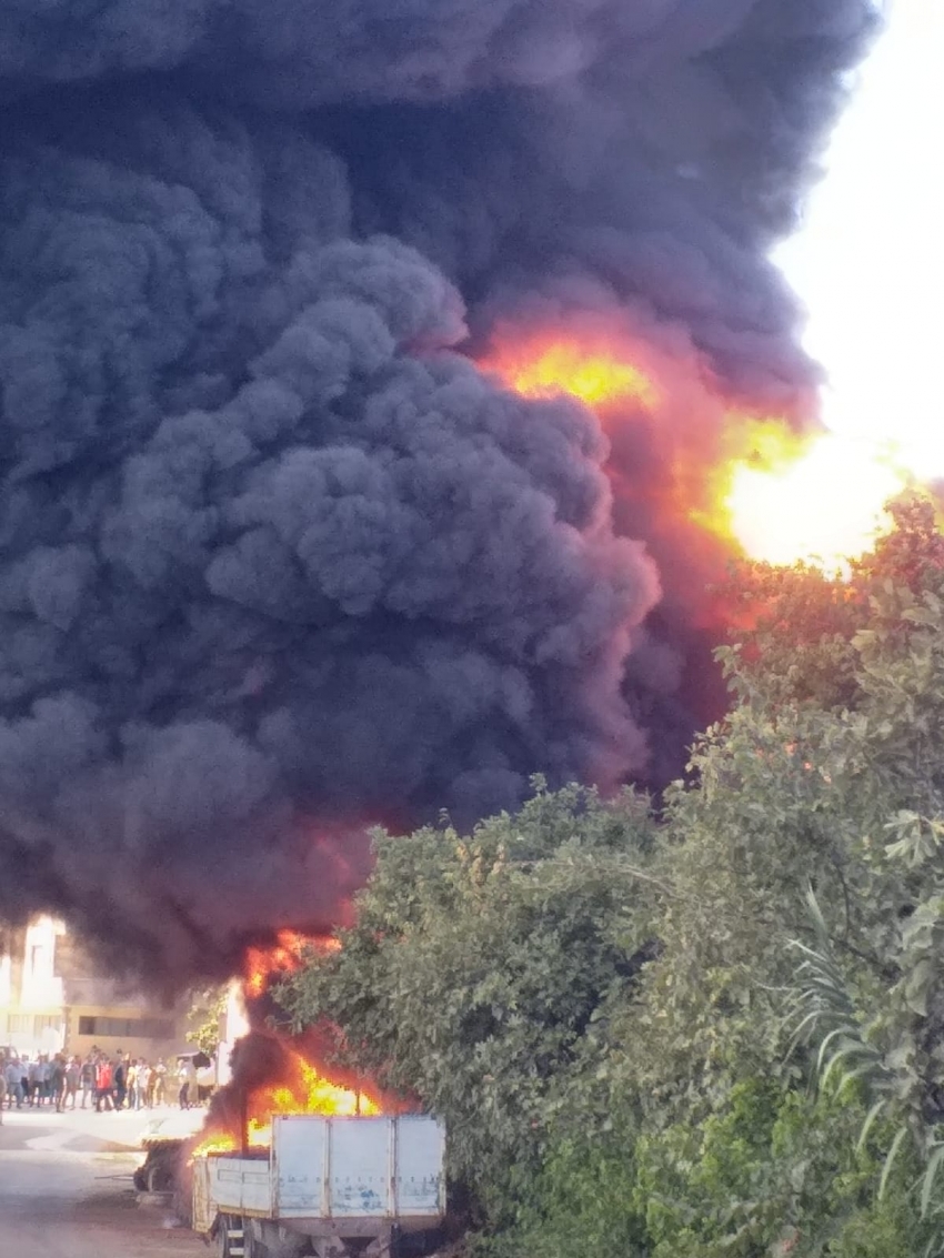 Mudanya'da korku yaratan yangın 