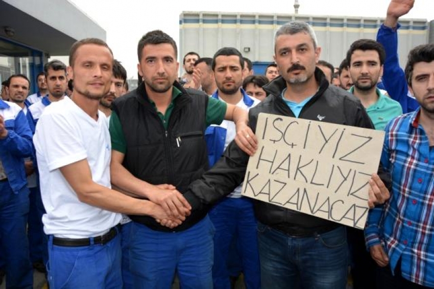 Bursa Renault fabrikasında eylem