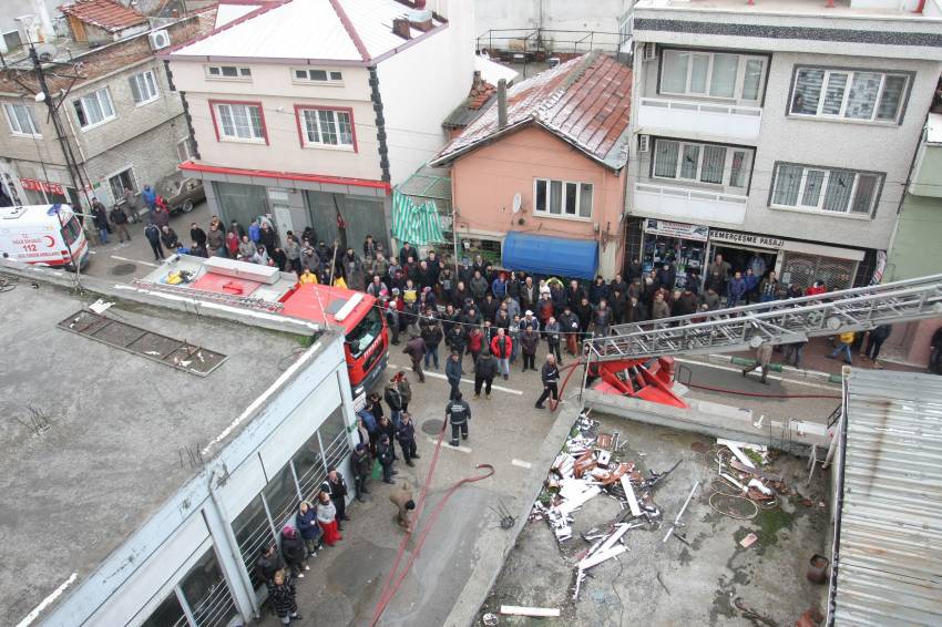 Bursa’da korkutan yangın