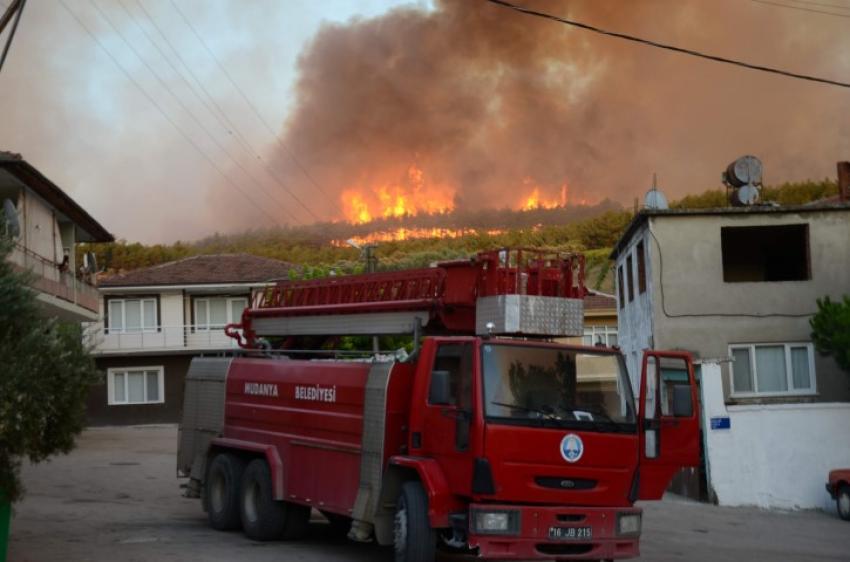 Mudanya yangınındaki şüphe TBMM'de