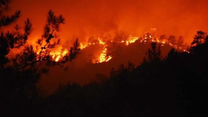 Marmaris'te vatandaşlar evlerinden tahliye edilmeye başlandı