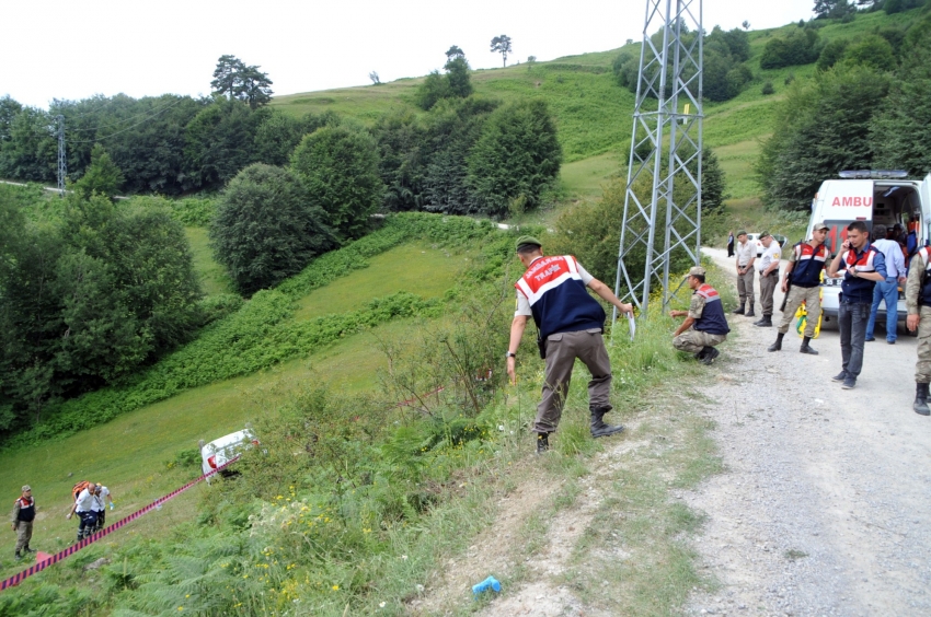 Yayla yolunda kaza: 1 ölü, 6 yaralı