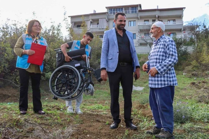 Yalova Belediyesi tekerlekli sandalye talebini yerine getirildi
