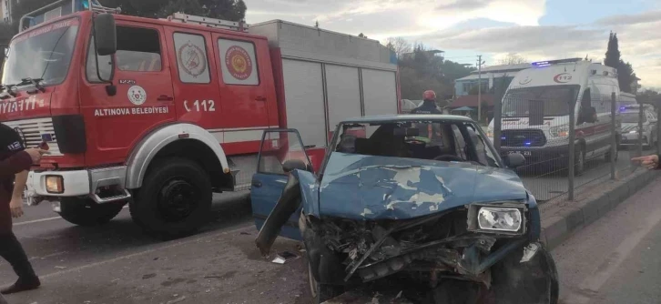 Yalova’da trafik kazası: 1 yaralı
