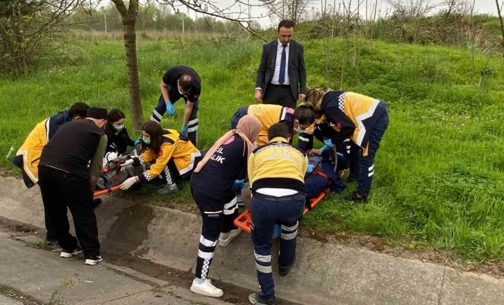 Yaralılara ilk müdahaleyi kazayı tesadüfen gören doktor yaptı
