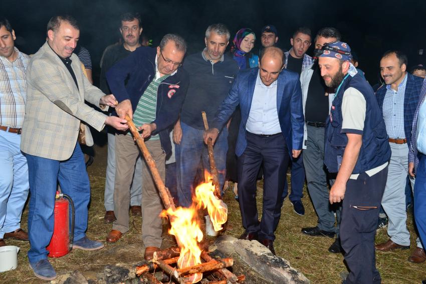 Yıldırım'ın ateşi kampta yandı