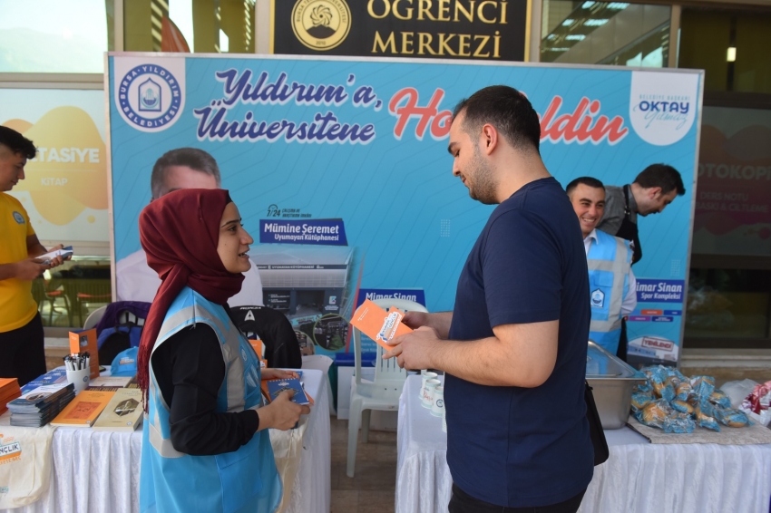 Yıldırım Belediyesi'nden üniversitelere sıcak karşılama