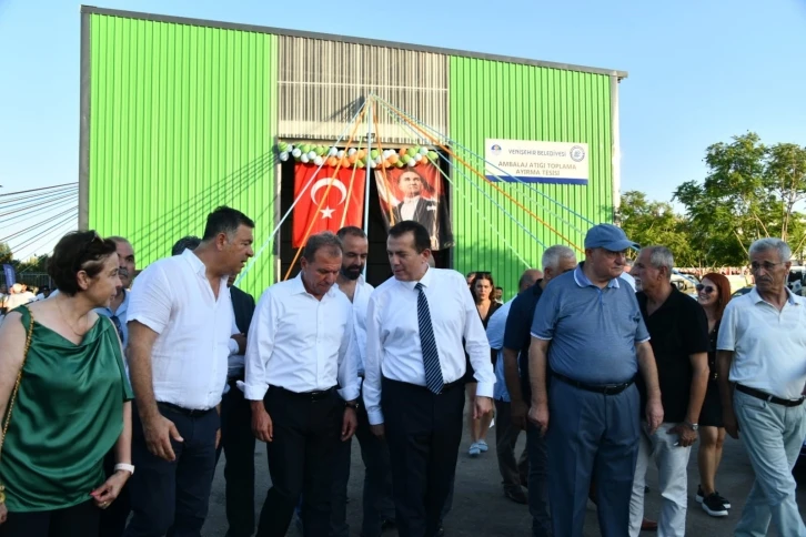 Yenişehir’de atık ayrıştırma tesisi açıldı, çevreci halk kart projesi başladı
