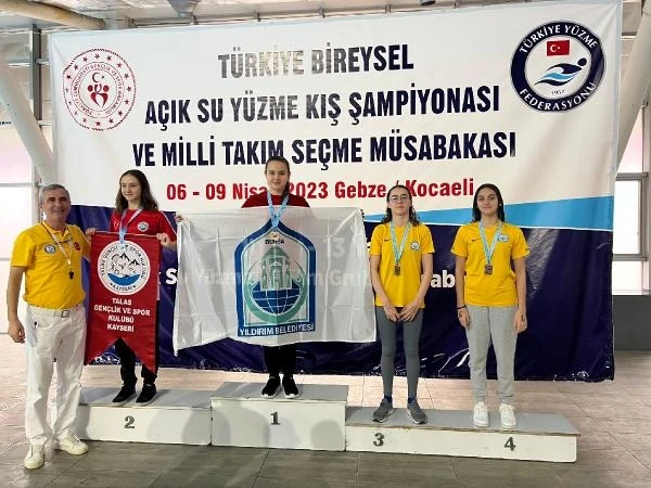 Yıldırım Belediyespor yüzme milli takım kampına en çok sporcu gönderen takım oldu