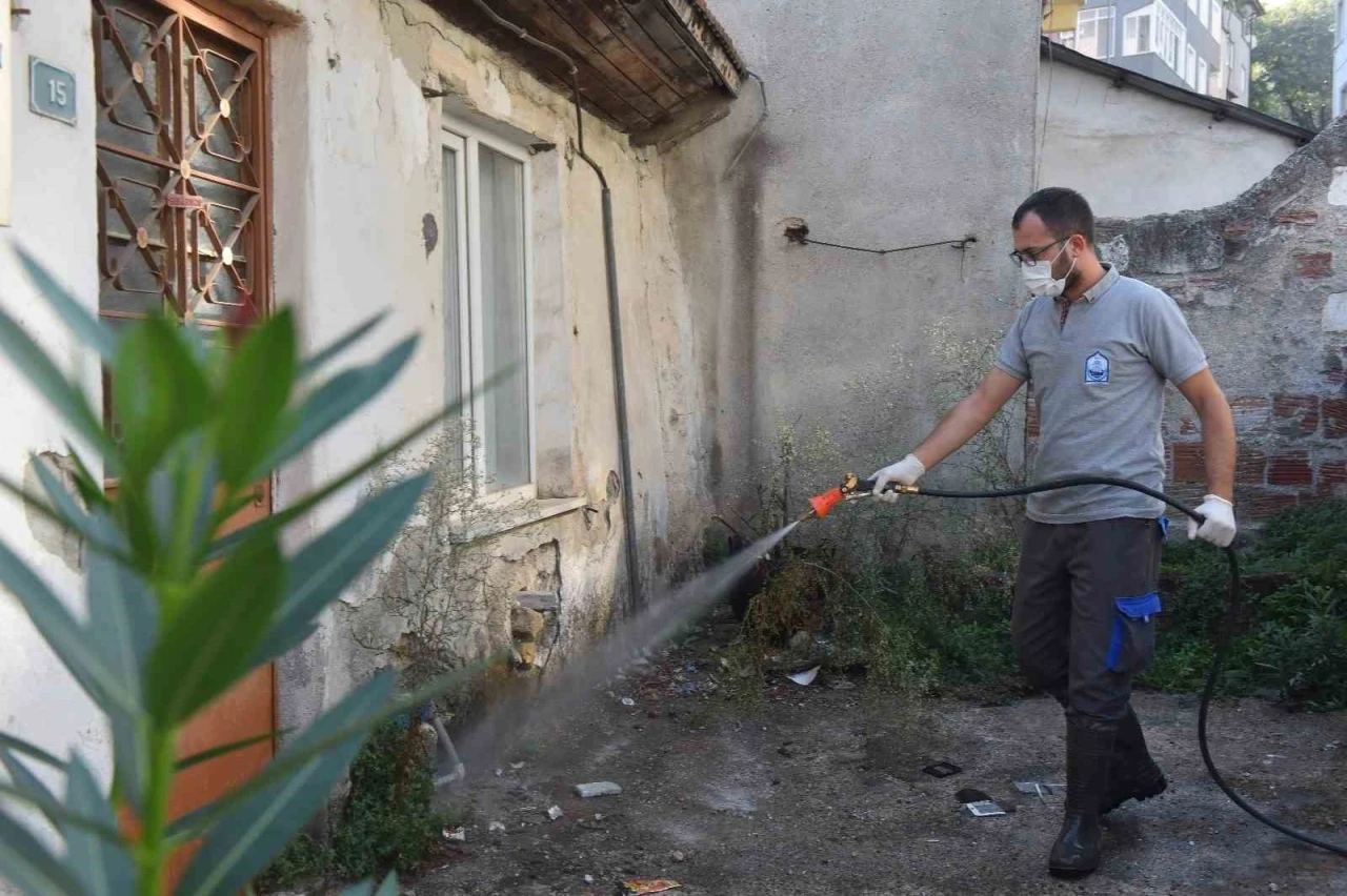 Yıldırım’da ilaçlama çalışmaları devam ediyor