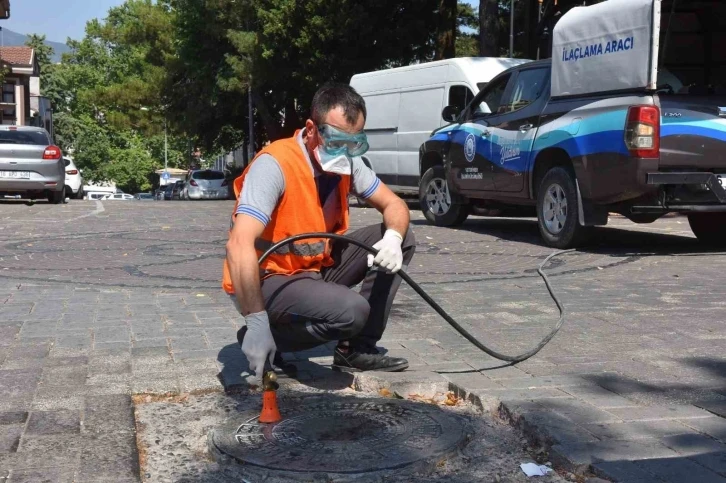 Bursa Yıldırım’da ilaçlama çalışmaları devam ediyor