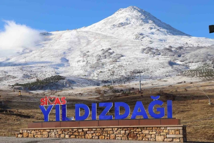 Yıldız Dağı Kayak Merkezi beyaz gelinliğini giydi
