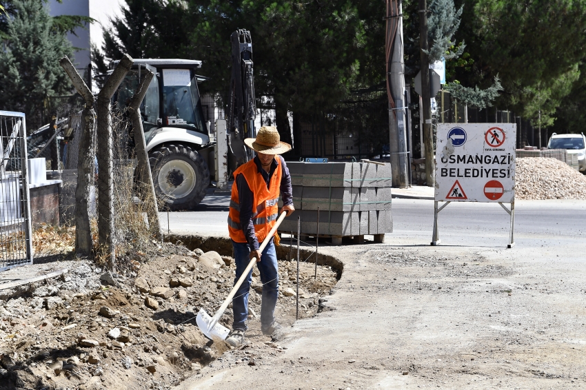 Osmangazi'de çalışmalar tüm hızıyla devam ediyor