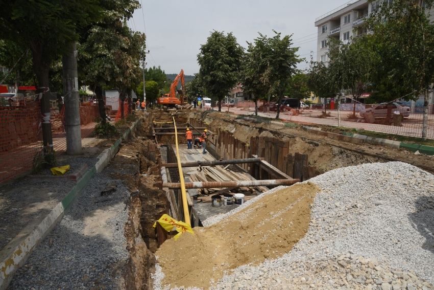 Bursa'da ilçelerin altyapı ağı yenileniyor