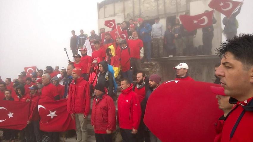 Bursa'nın zirvesinde teröre lanet!