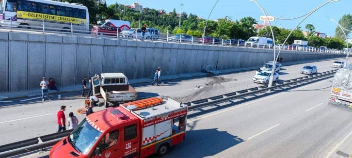 Zincirleme kazada can pazarı yaşandı; 1’i ağır 6 yaralı
