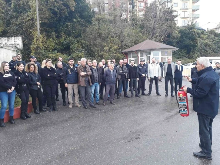 Zonguldak Emniyeti’nde yangın tatbikatı
