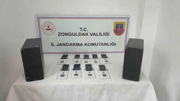 Zonguldak’ta siber suç operasyonu: 9 şüpheli gözaltında