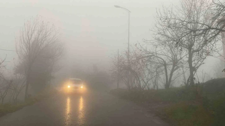 Zonguldak’ta sıcaklık düştü, sis etkili oldu
