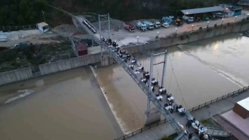 15 Temmuz Demokrasi Köprüsü’nün minyatüründe 500 kişi iftar yaptı
