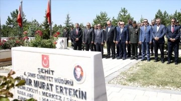 15 Temmuz dolayısıyla şehitlikler ziyaret edildi