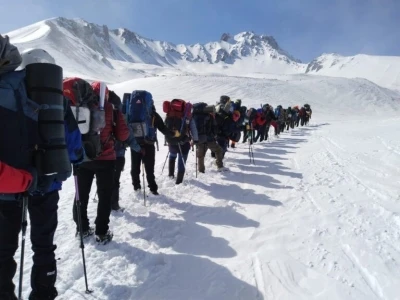 16. Erciyes Dağı Uluslararası Tırmanışı yapıldı
