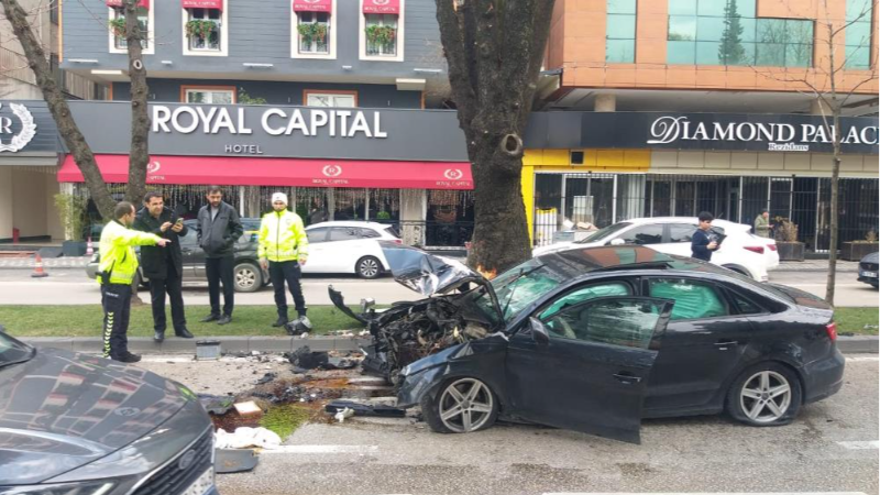 Bursa Çekirge Caddesi'nde korkunç kaza!