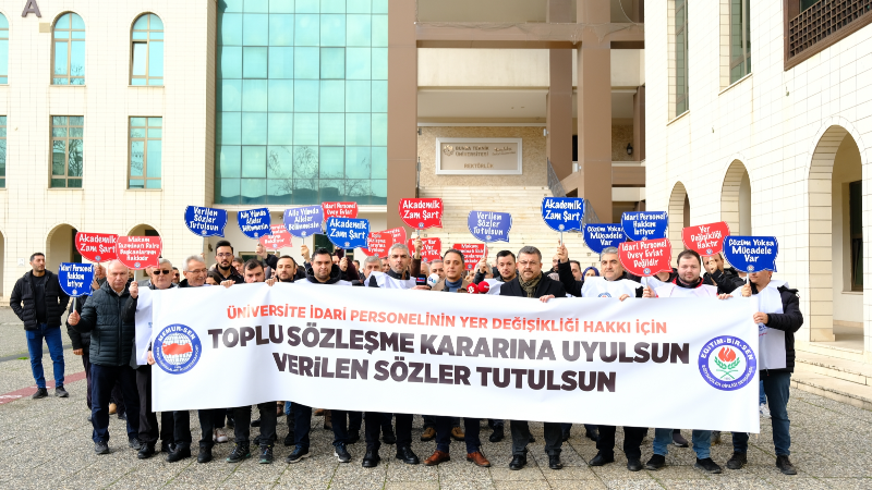 Bursa  Eğitim Bir-Sen'den üniversite çalışanları hakkında açıklama