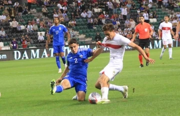 2025 UEFA U21 Avrupa Şampiyonası Elemeleri: Türkiye U21: 0 - İtalya U21: 2
