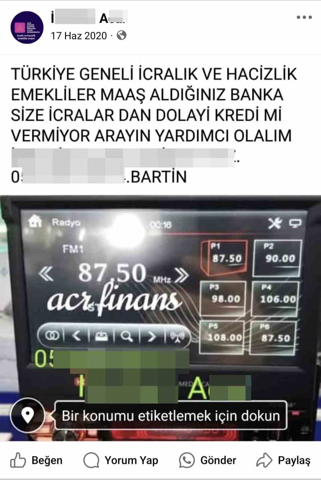 Sahte rapor soruşturmasında sosyal medya ile reklam detayı