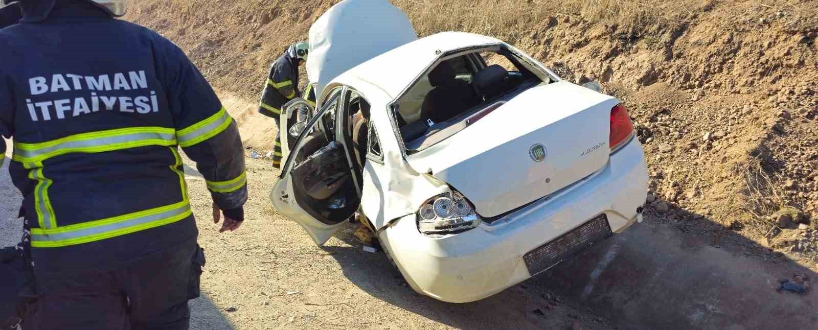 Diyarbakır’da otomobil takla attı: 6 yaralı
