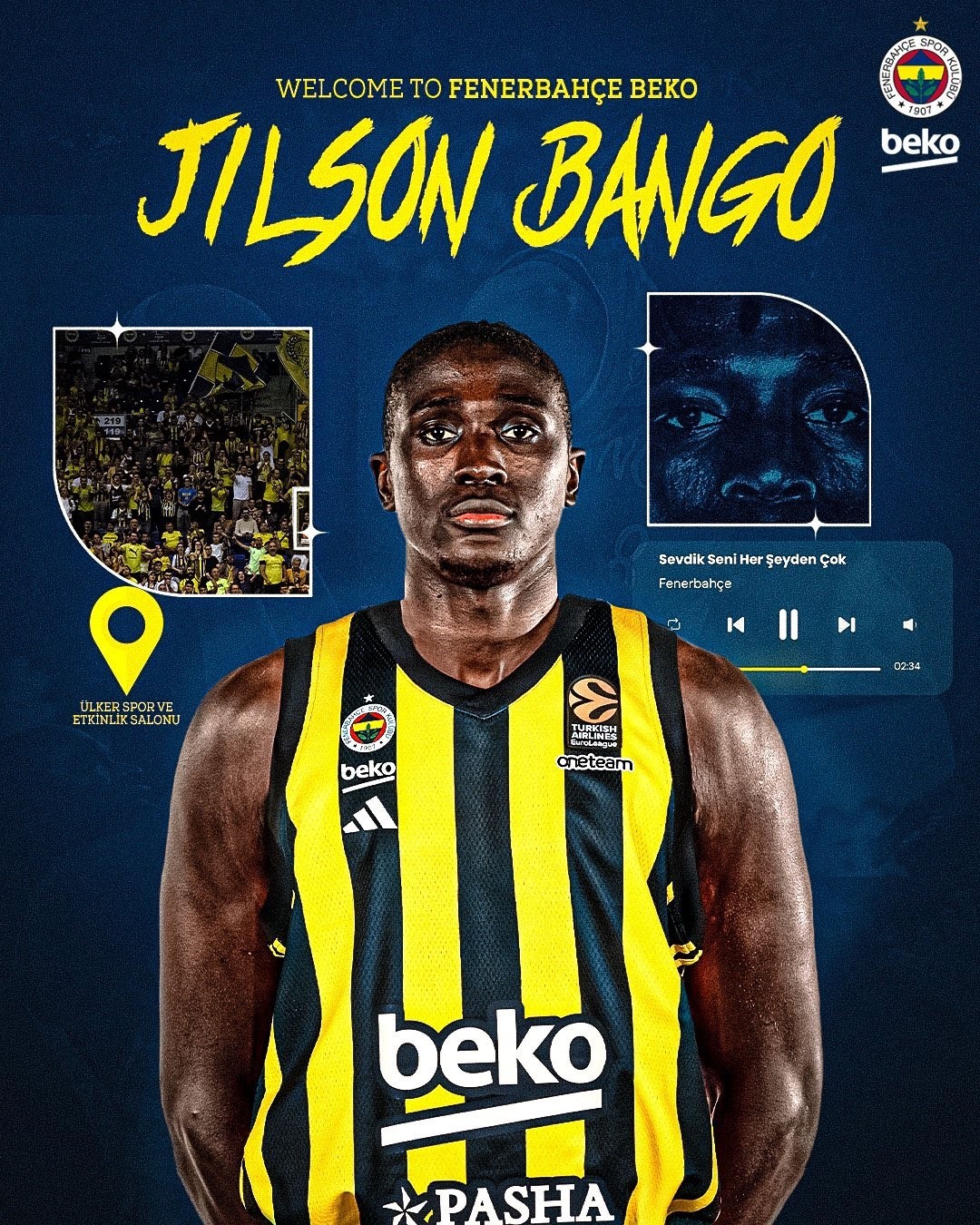 Fenerbahçe, Jilson Bango’yu kadrosuna kattı