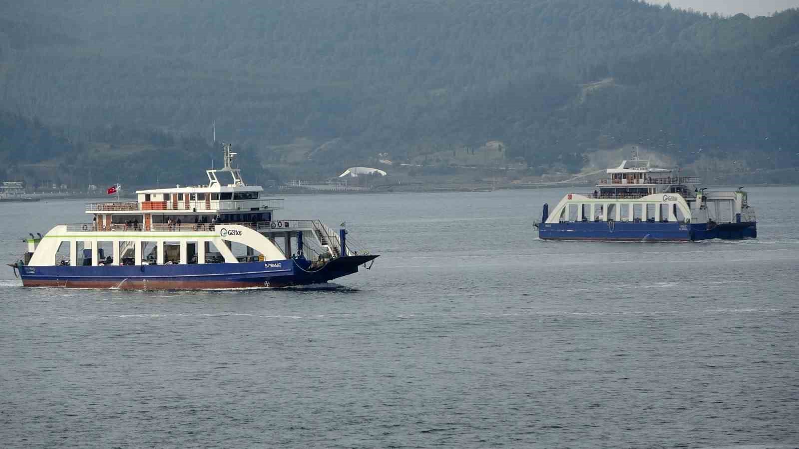 Çanakkale’de ada seferlerine fırtına engeli
