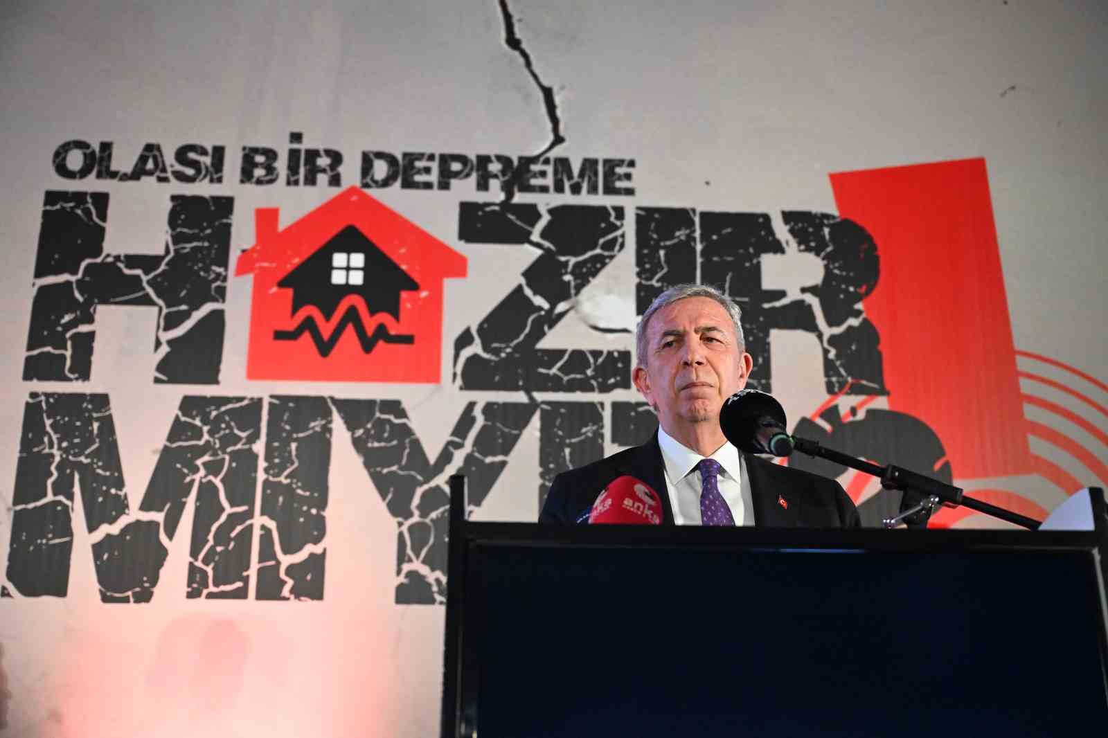 ABB Başkanı Yavaş: "Deprem öldürmez, bina öldürür"
