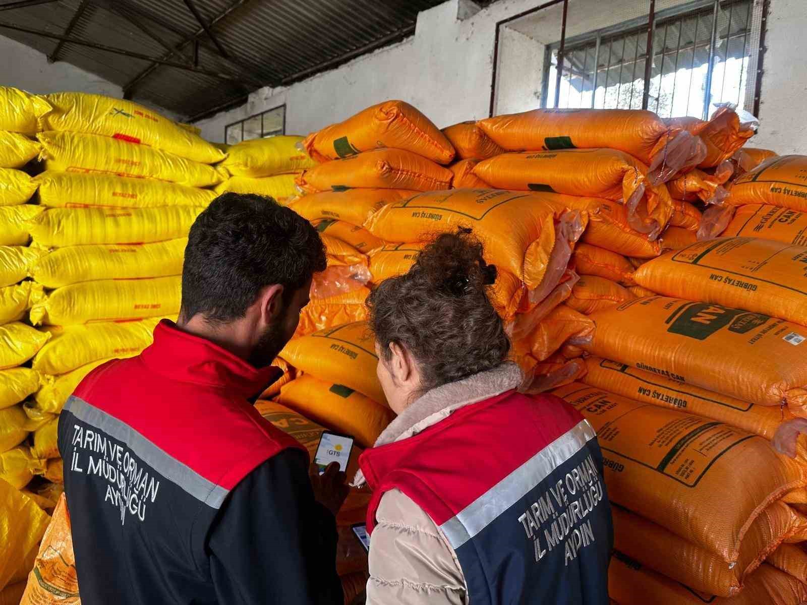 Aydın’da gübre satışı yapılan yerler denetlendi
