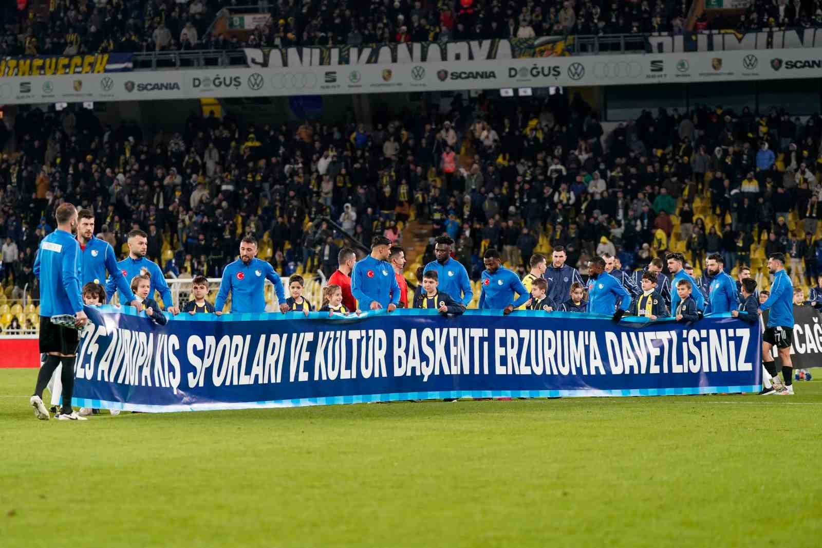 Ziraat Türkiye Kupası: Fenerbahçe: 0 - Erzurumspor FK: 0 (Maç devam ediyor)
