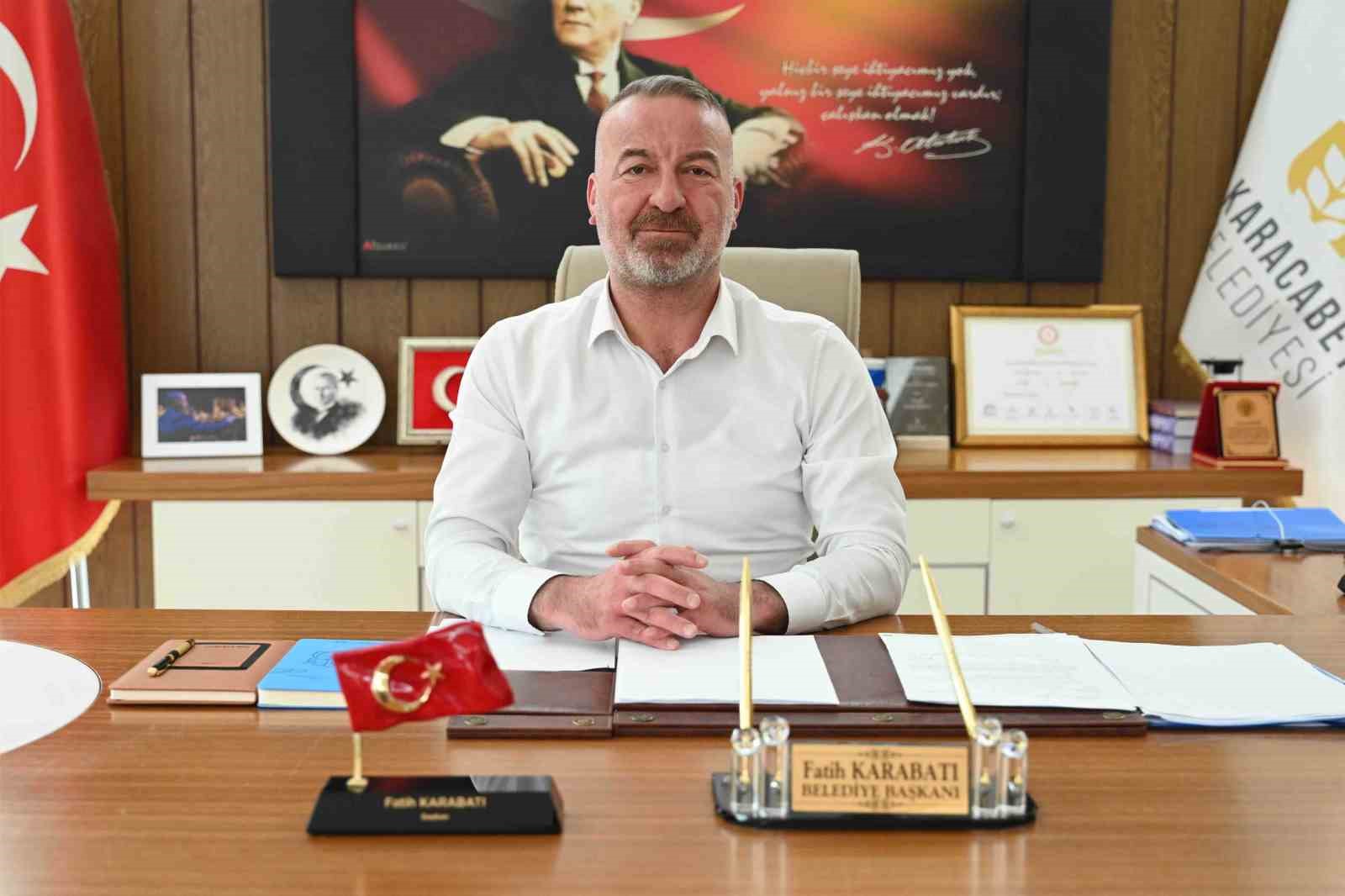 Başkan Karabatı: "Deprem gerçeğini unutmamalıyız"
