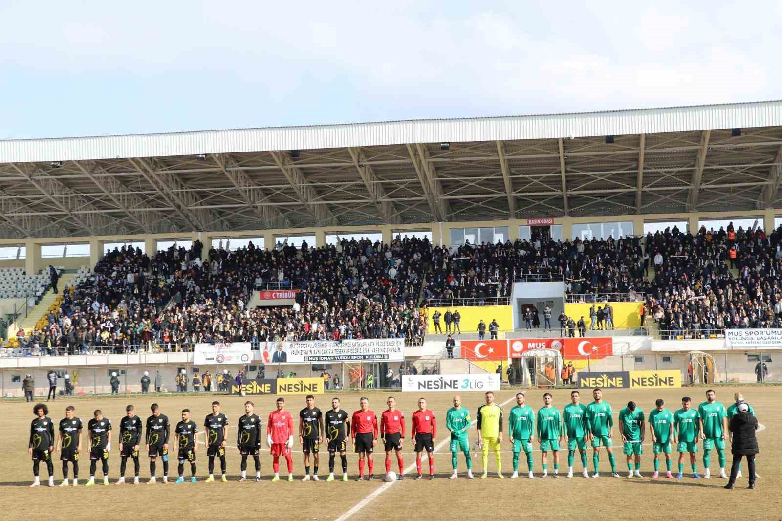 TFF 3. Lig: Muş Spor Kulübü: 1 - Bursaspor: 1